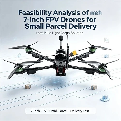 The possibility of 7-inch drone delivery The possibility of 7-inch drone delivery