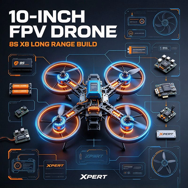 10-inch Long Range FPV Drone Build Guide 10-inch Long Range FPV Drone Build Guide