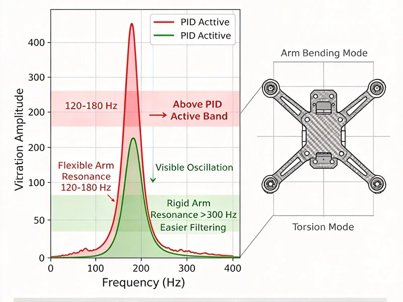 FPV carbon frame resonance FPV carbon frame resonance